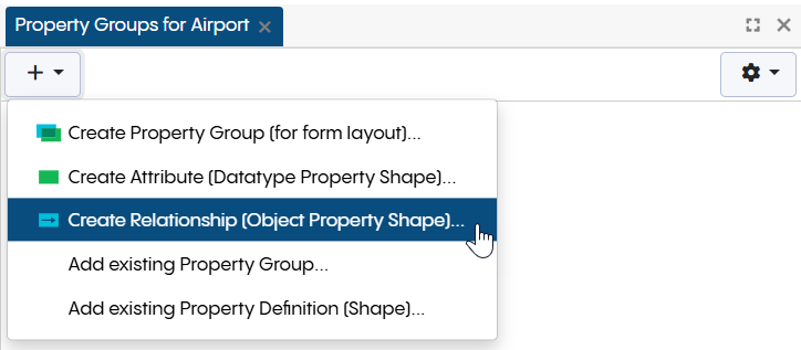 Create Relationship Dropdown