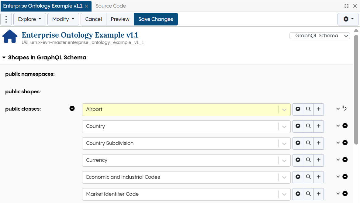 Enterprise Ontology Example v1.1 - Save Changes